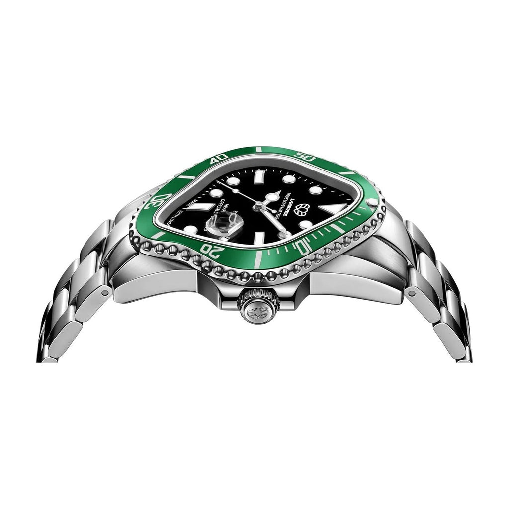 Laarvee Silver Precision Steel Green & Black