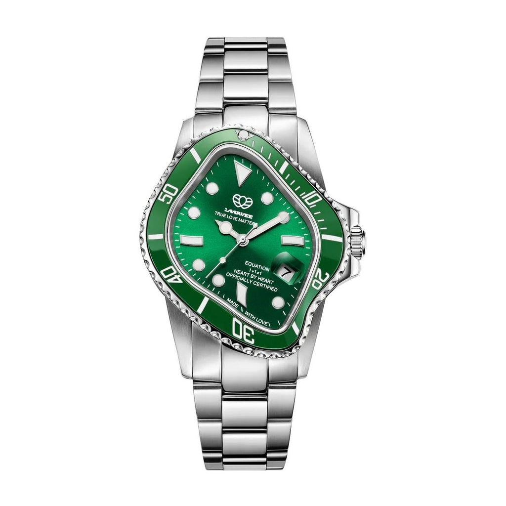 Laarvee Silver Precision Steel Green & Green