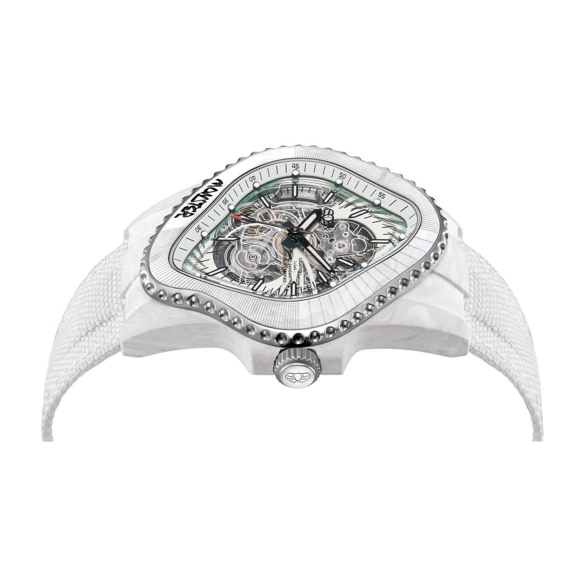 Laarvee White Glass Carbon Fiber Resin Composite White