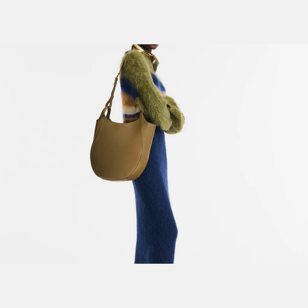 Longchamp Le Foulonné Lare Hobo Bag Caper