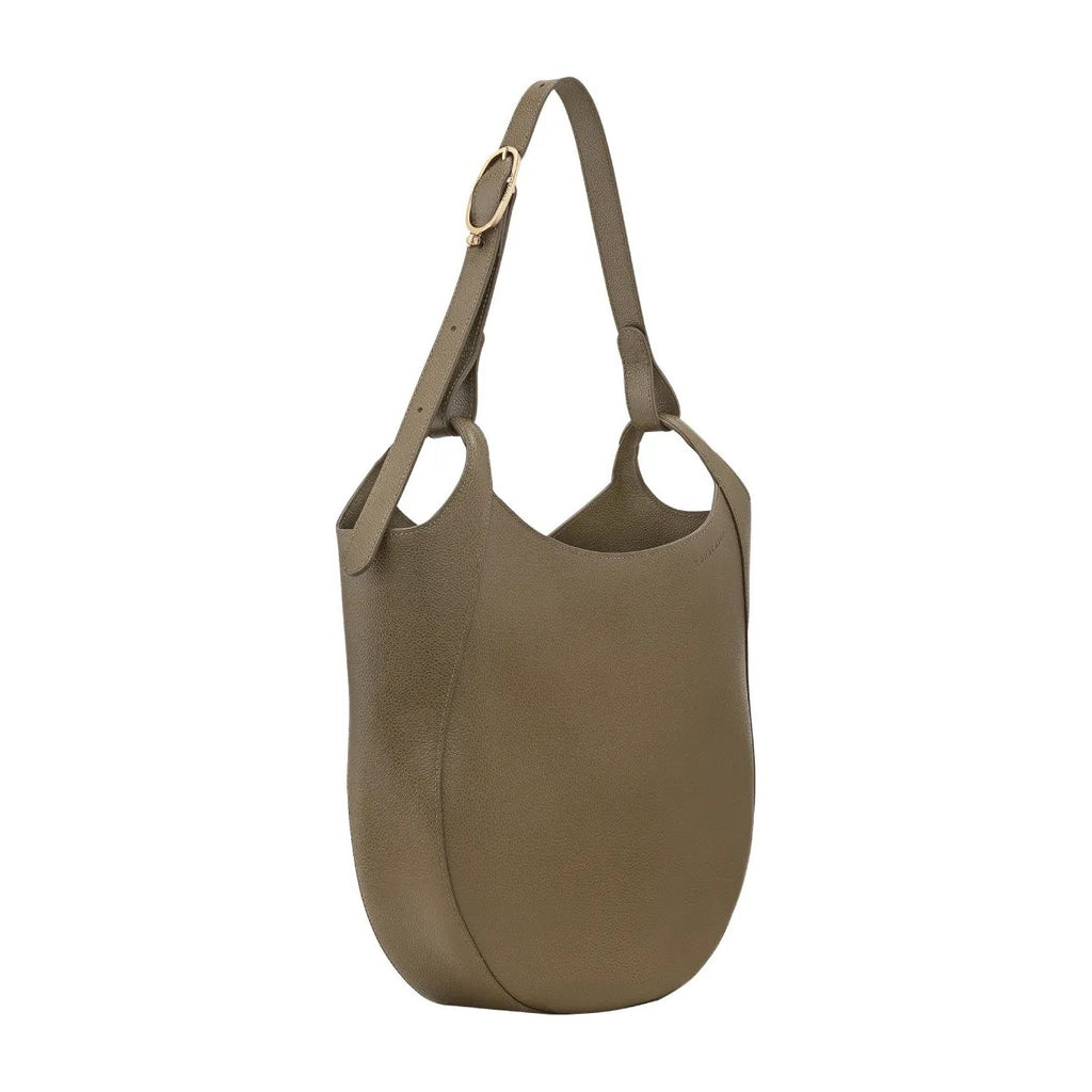 Longchamp Le Foulonné Lare Hobo Bag Caper