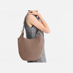 Longchamp Le Foulonné Lare Hobo Bag Taupe