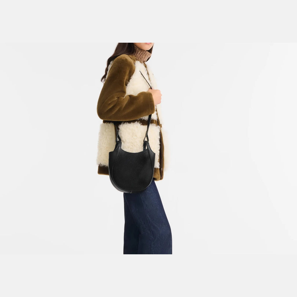 Longchamp Le Foulonné Small Crossbody Bag Black