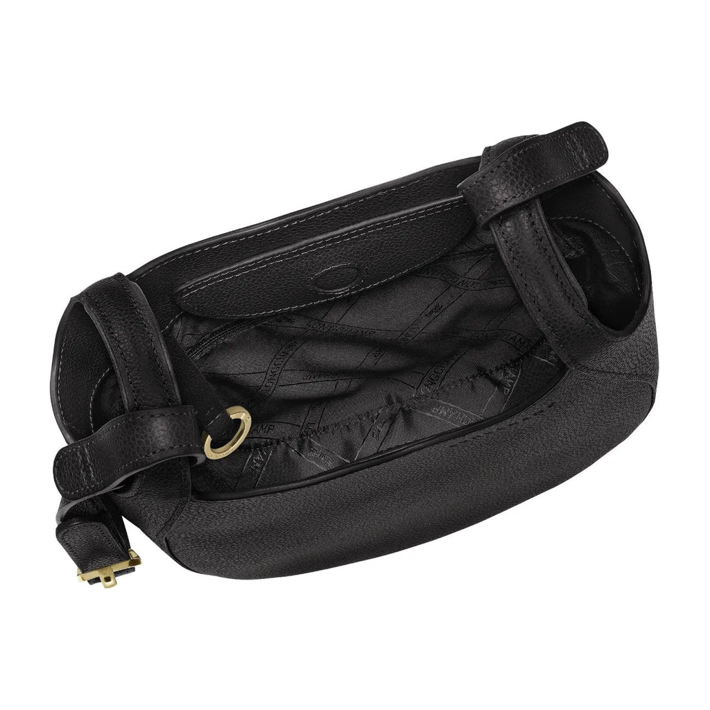 Longchamp Le Foulonné Small Crossbody Bag Black