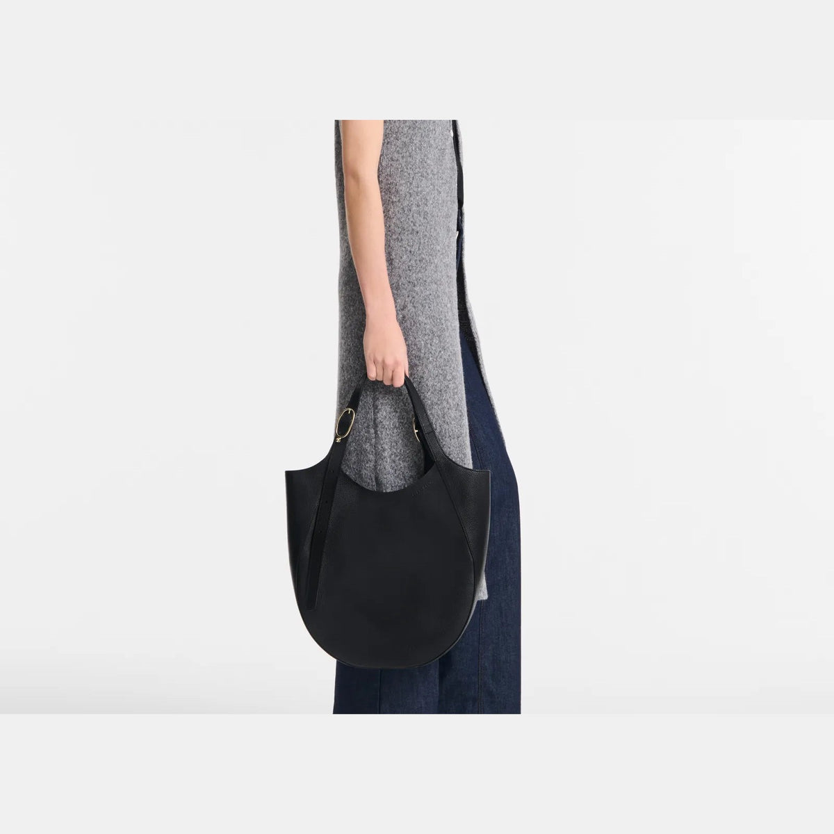 Longchamp Le Foulonné XL Tote Bag Black