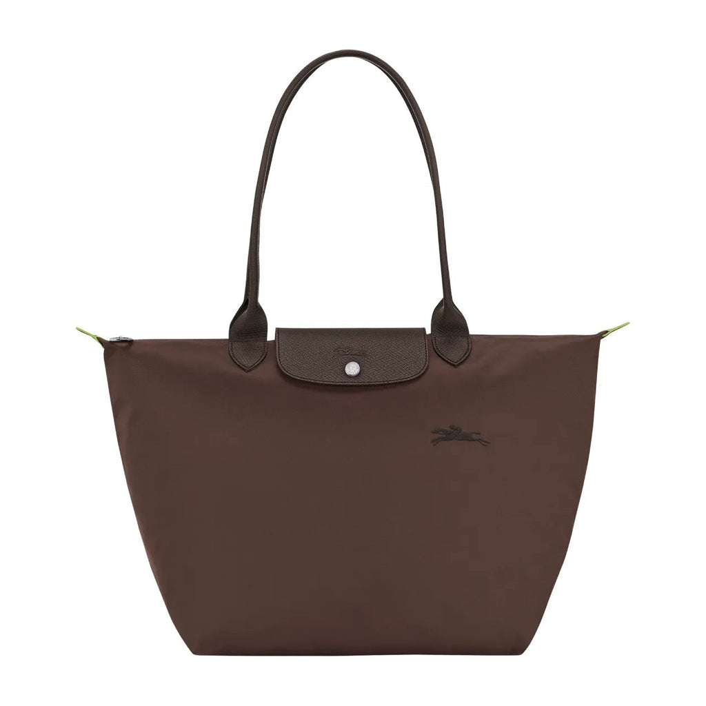 Longchamp Le Pliage Green Large Tote Bag Mocha