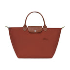 Longchamp Le Pliage Green Medium Handbag Chestnut