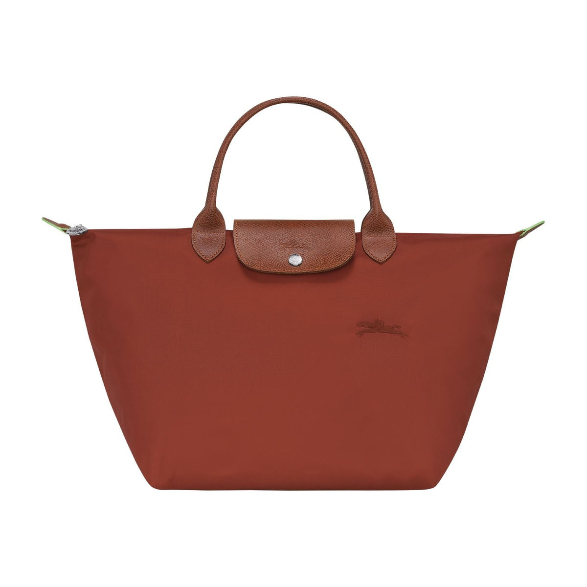 Longchamp Le Pliage Green Medium Handbag Chestnut