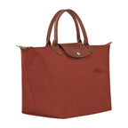 Longchamp Le Pliage Green Medium Handbag Chestnut