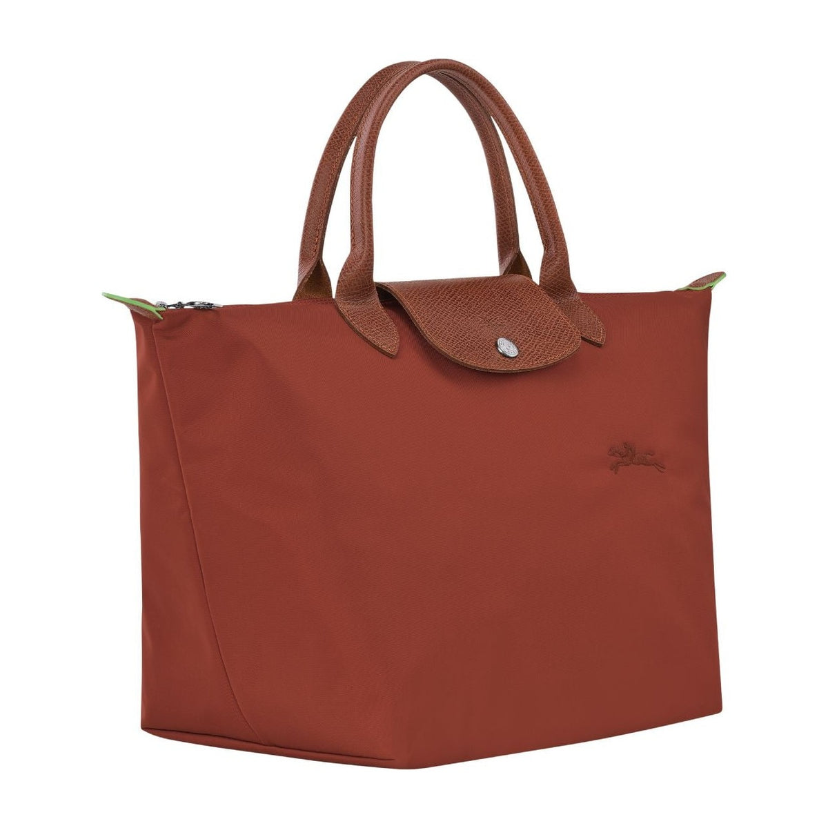 Longchamp Le Pliage Green Medium Handbag Chestnut