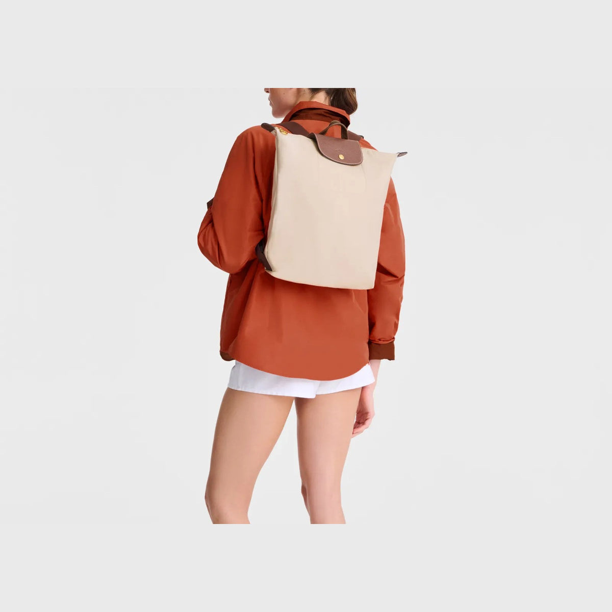 Longchamp Le Pliage Original M Backpack Paper