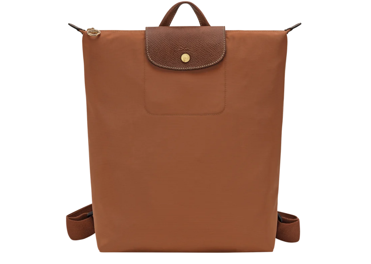 Longchamp Le Pliage Original Medium Backpack Cognac