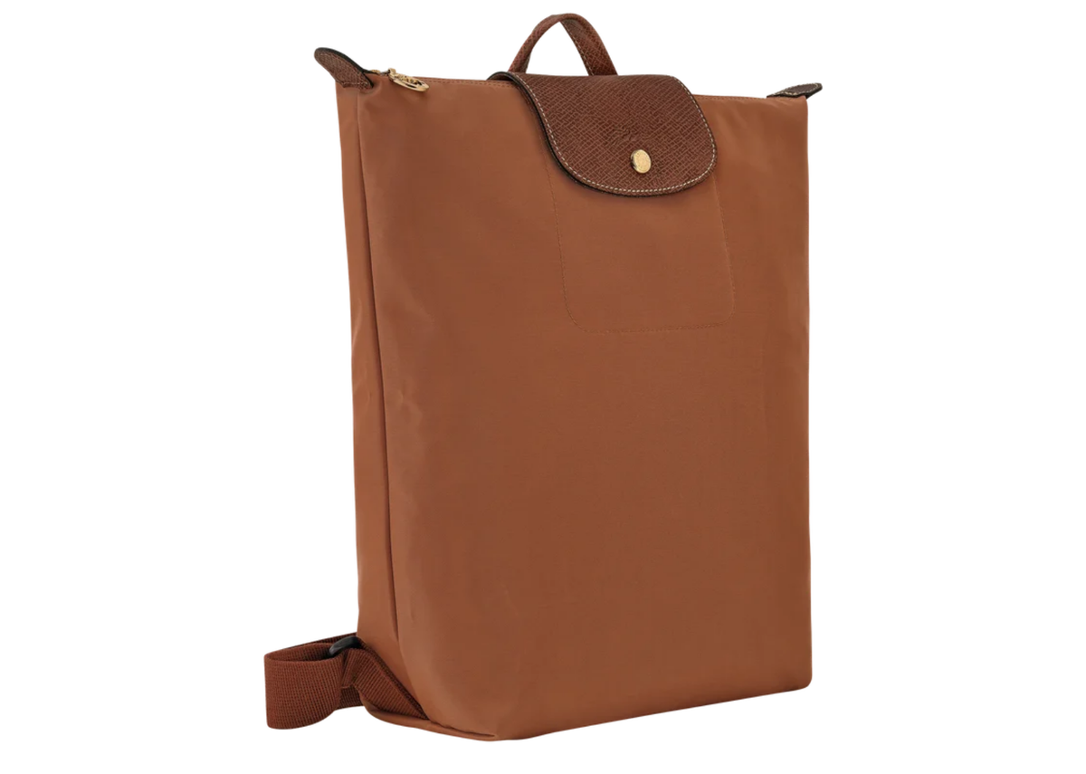 Longchamp Le Pliage Original Medium Backpack Cognac