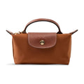 Longchamp Le Pliage Original Pouch With Handle Cognac