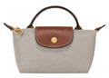 Longchamp Le Pliage Original Pouch with handle Pebble