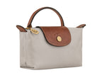 Longchamp Le Pliage Original Pouch with handle Pebble