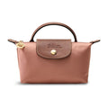 Longchamp Le Pliage Original Pouch with handle Pink Tea