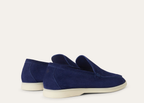 Loro Piana Summer Walk Loafer Suede Classic Blue