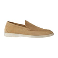 Loro Piana Summer Walk Loafer Suede Light Wood Smoke