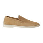 Loro Piana Summer Walk Loafer Suede Light Wood Smoke