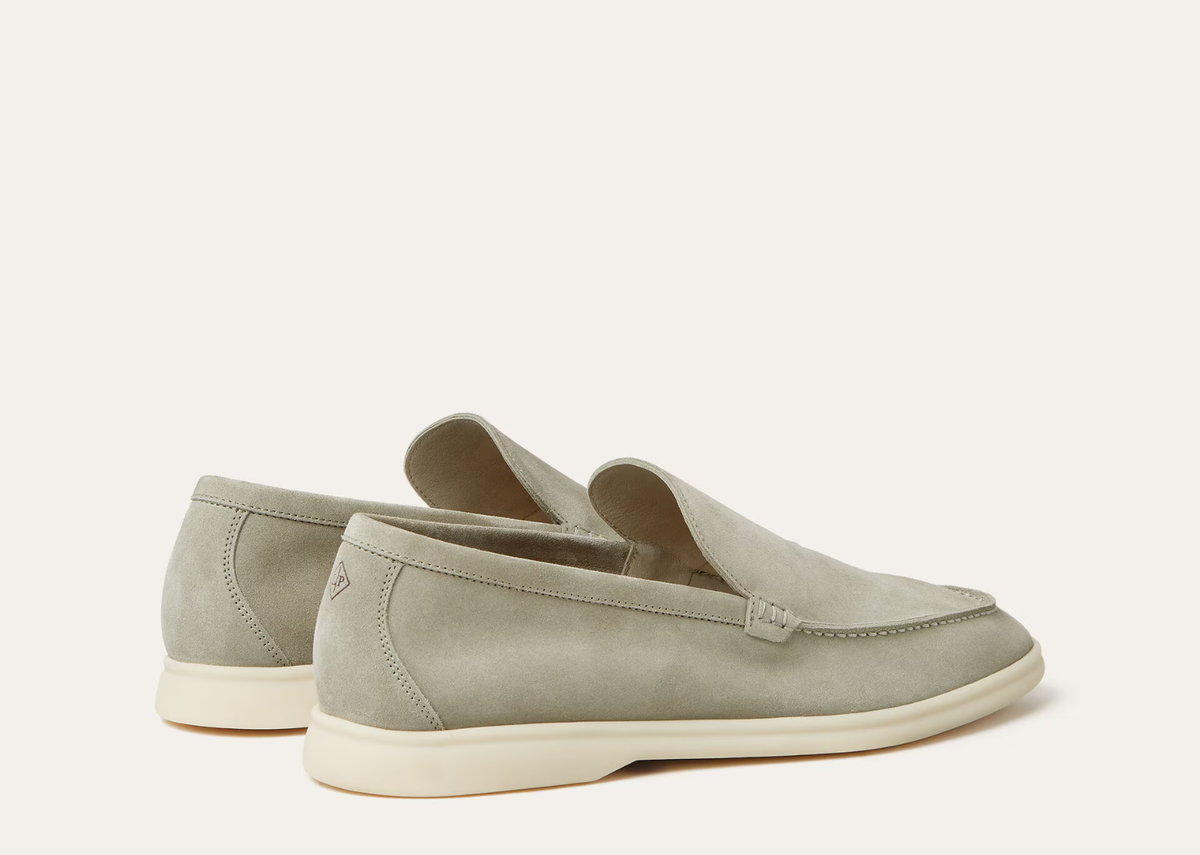 Loro Piana Summer Walk Loafer Suede Wild Desert Sage