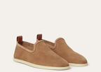 Loro Piana Venice Walk Loafer Suede Dark Birch
