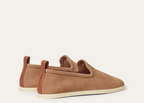 Loro Piana Venice Walk Loafer Suede Dark Birch