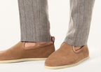 Loro Piana Venice Walk Loafer Suede Dark Birch