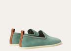 Loro Piana Venice Walk Loafer Suede Pine Cloud