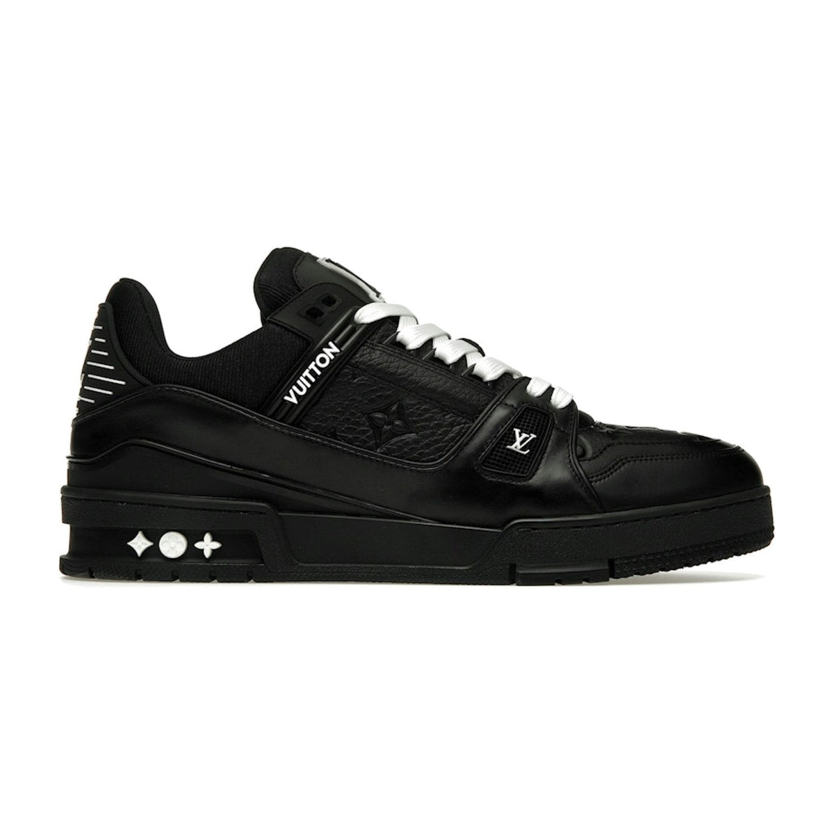 Louis Vuitton Trainer Black Embossed Monogram