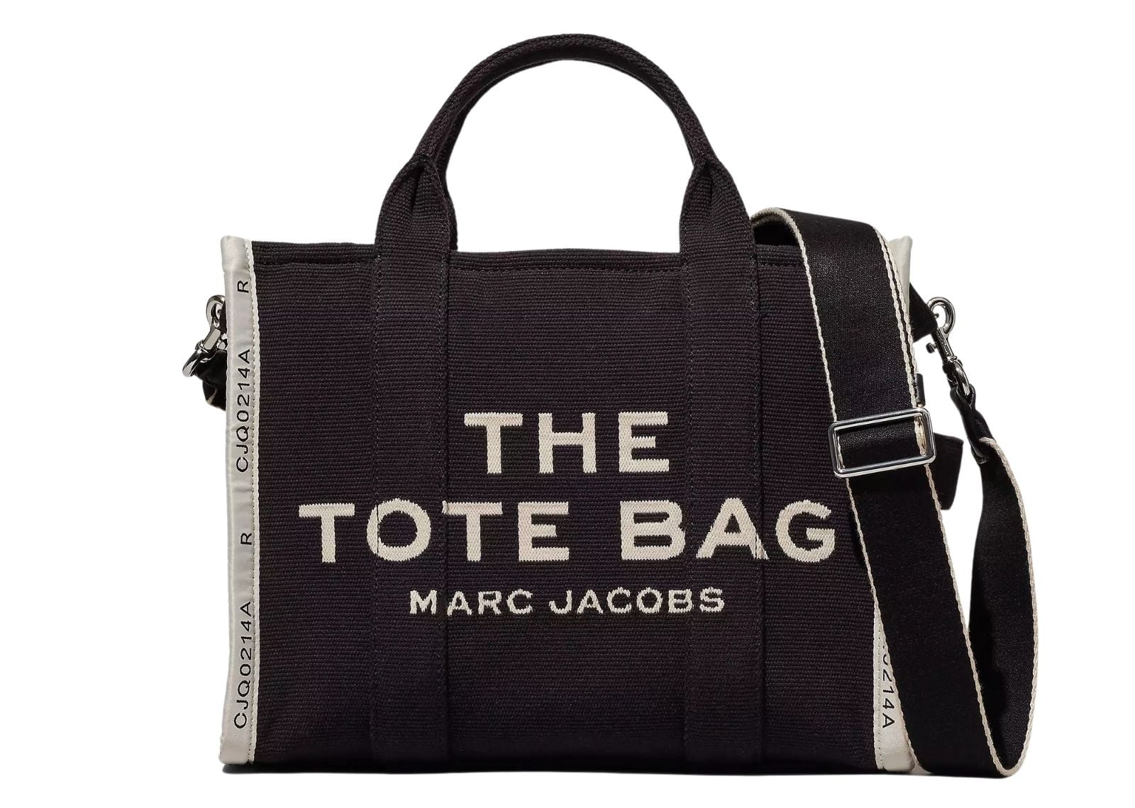 Marc Jacobs The Medium Tote Bag Jacquard Black