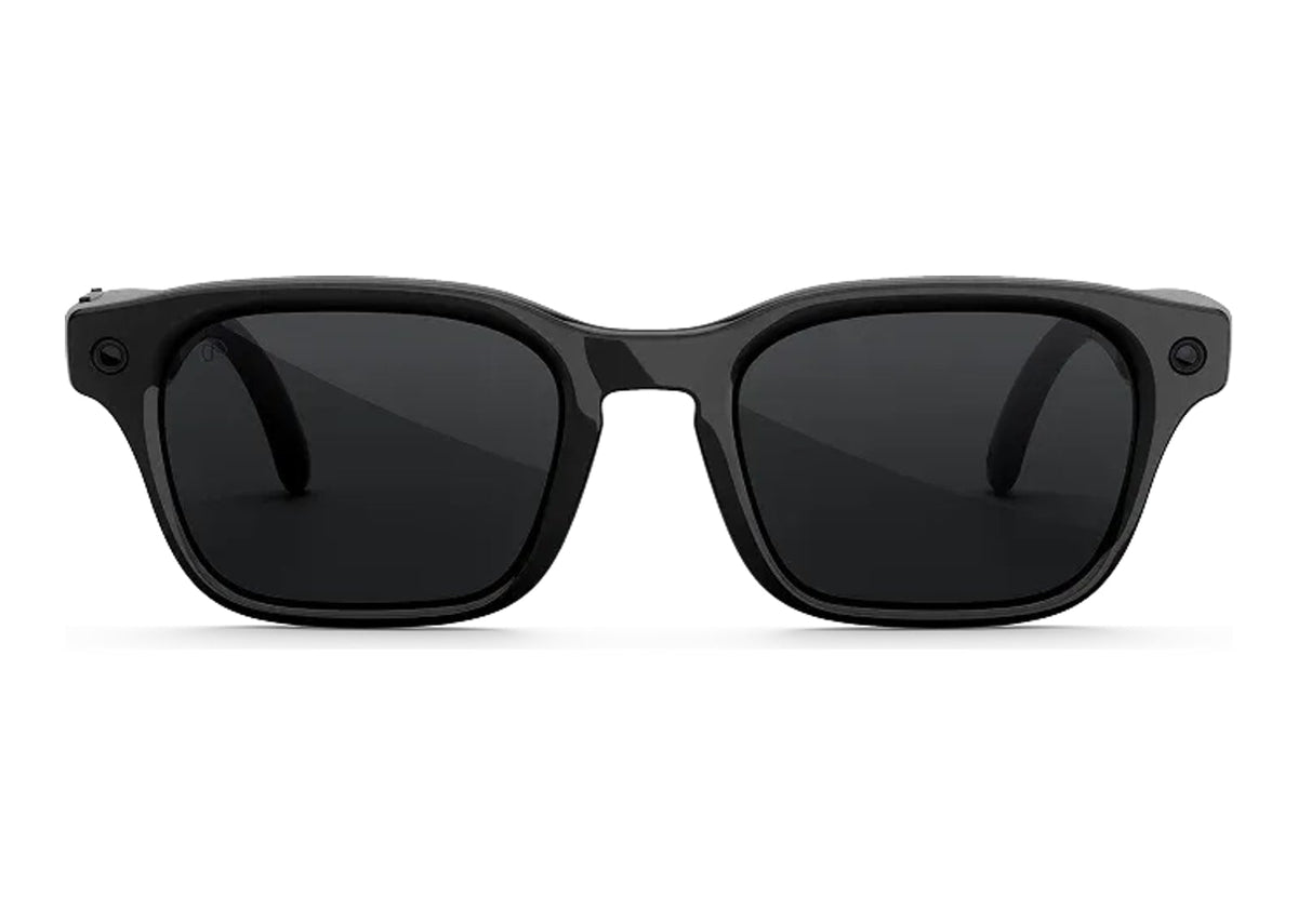 Meta Adventurer with Plug-In Case AI Smart Glasses Grey Lens Classic Black