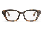Meta Capri AI Smart Glasses Clear Lens Espresso Tortoise