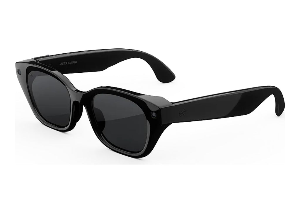 Meta Capri AI Smart Glasses Grey Lens Classic Black