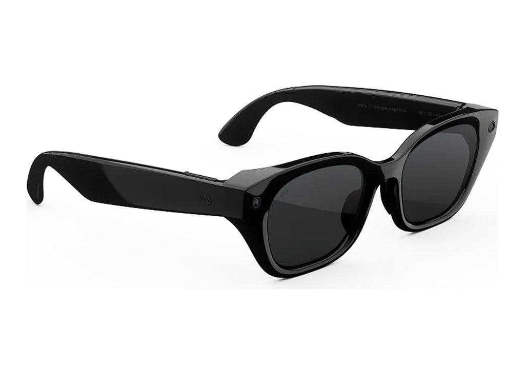 Meta Capri AI Smart Glasses Grey Lens Classic Black