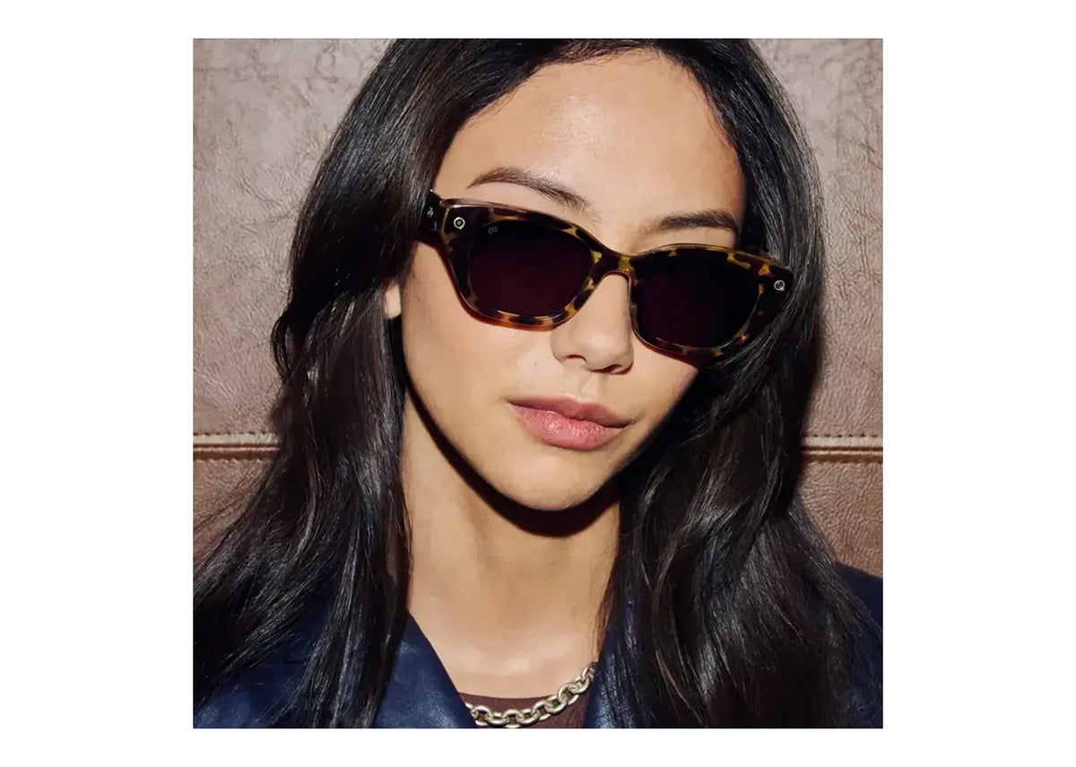 Meta Capri AI Smart Glasses Polarized Brown Lens Espresso Tortoise