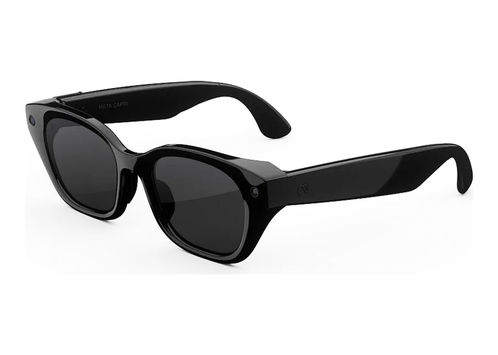 Meta Capri AI Smart Glasses Transitions Grey Lens Classic Black