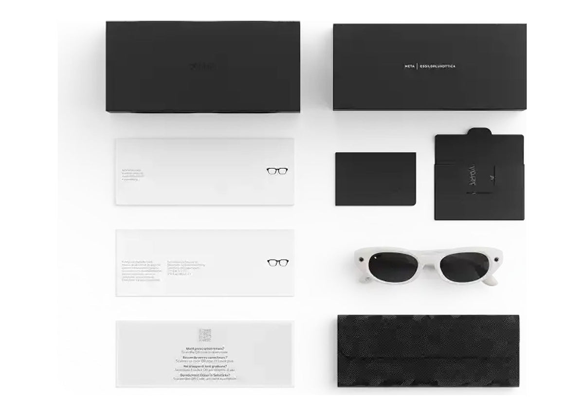 Meta Glasses Starfire Kylie Edition Black Lens Ivory
