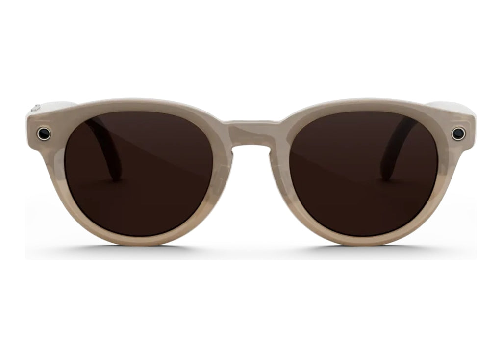 Meta Nova AI Smart Glasses Chocolate Lens Sandstone