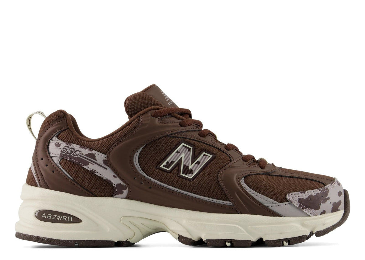 New Balance 530 Brown Cow Print