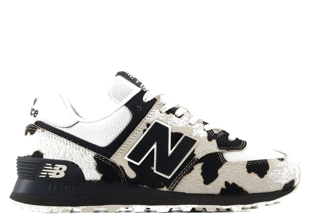 New Balance 574 Cow Print Black Linen (W)