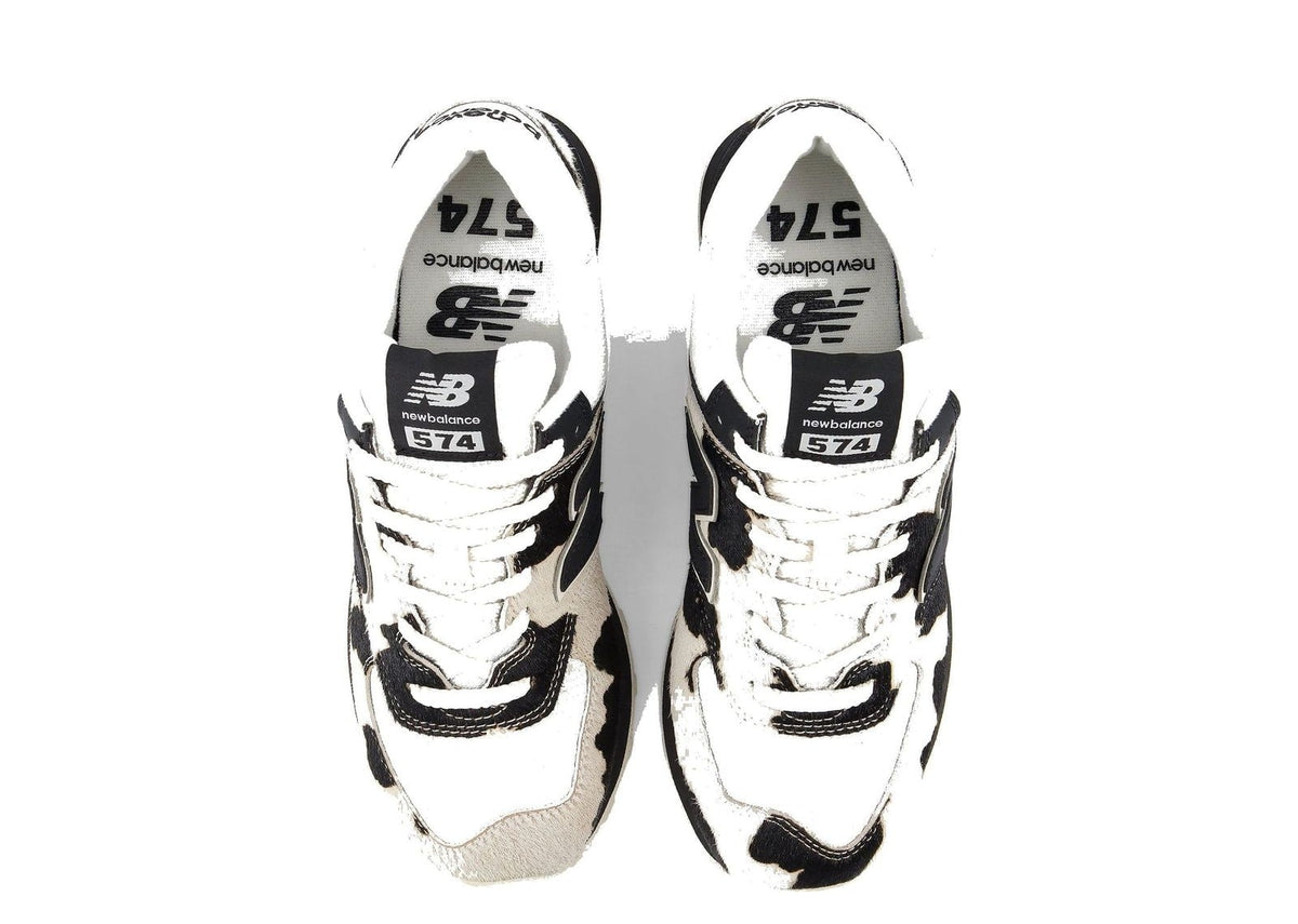 New Balance 574 Cow Print Black Linen (W)