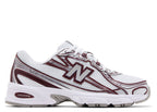 New Balance 740 White Burgundy Silver