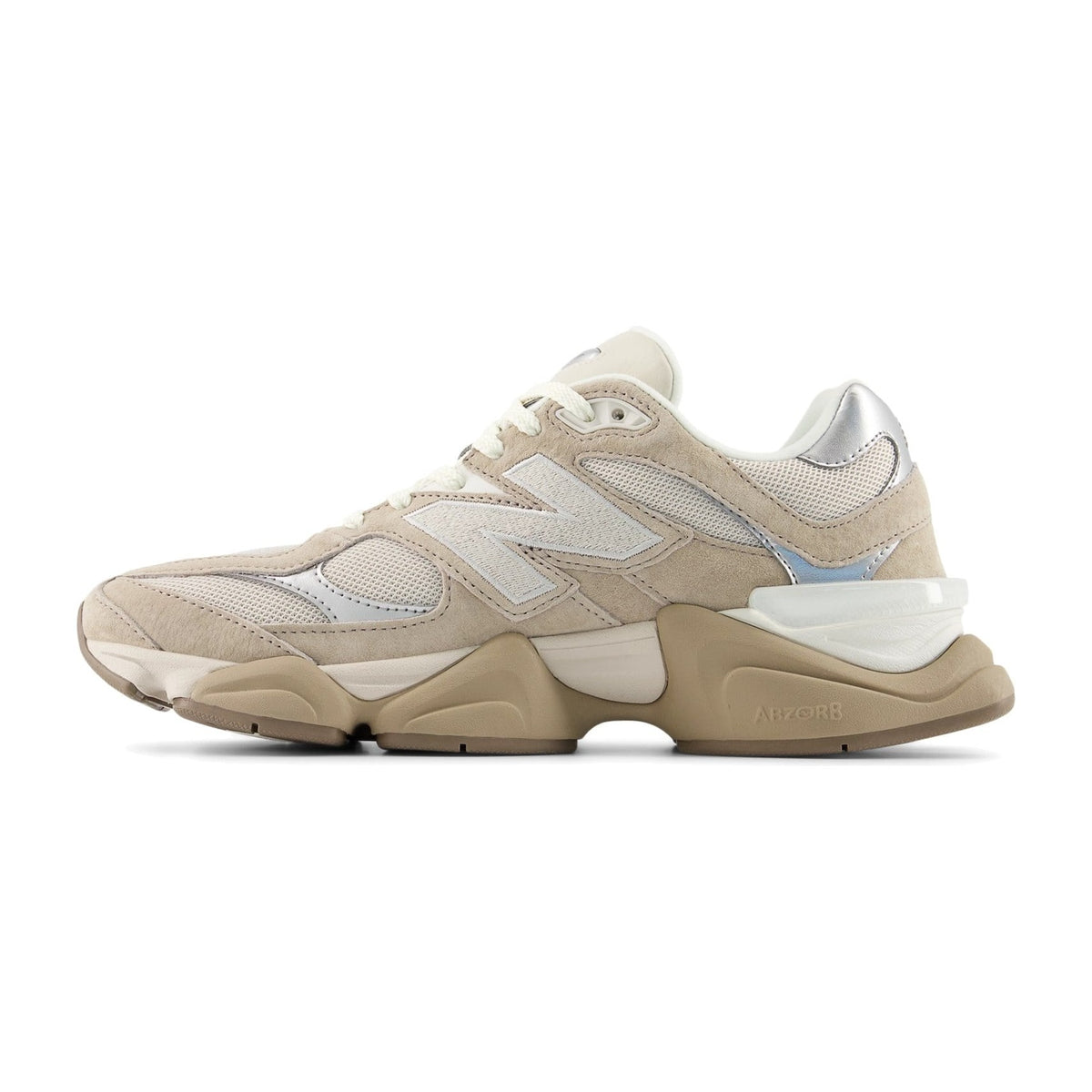 New Balance 9060 Moonbeam Silver Metallic Driftwood