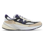 New Balance 990 v 6 Mi USA Teddy Santis White Black Plum