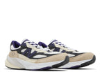 New Balance 990 v 6 Mi USA Teddy Santis White Black Plum