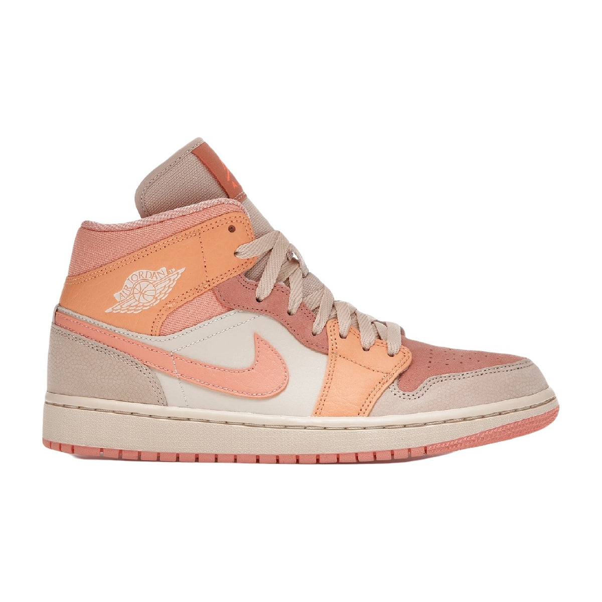 Nike Air Jordan 1 Mid Apricot Orange (W)