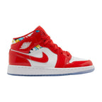Nike Air Jordan 1 Mid Barcelona Sweater Red Patent (GS)