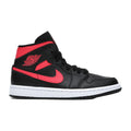 Nike Air Jordan 1 Mid Black Siren Red (W)