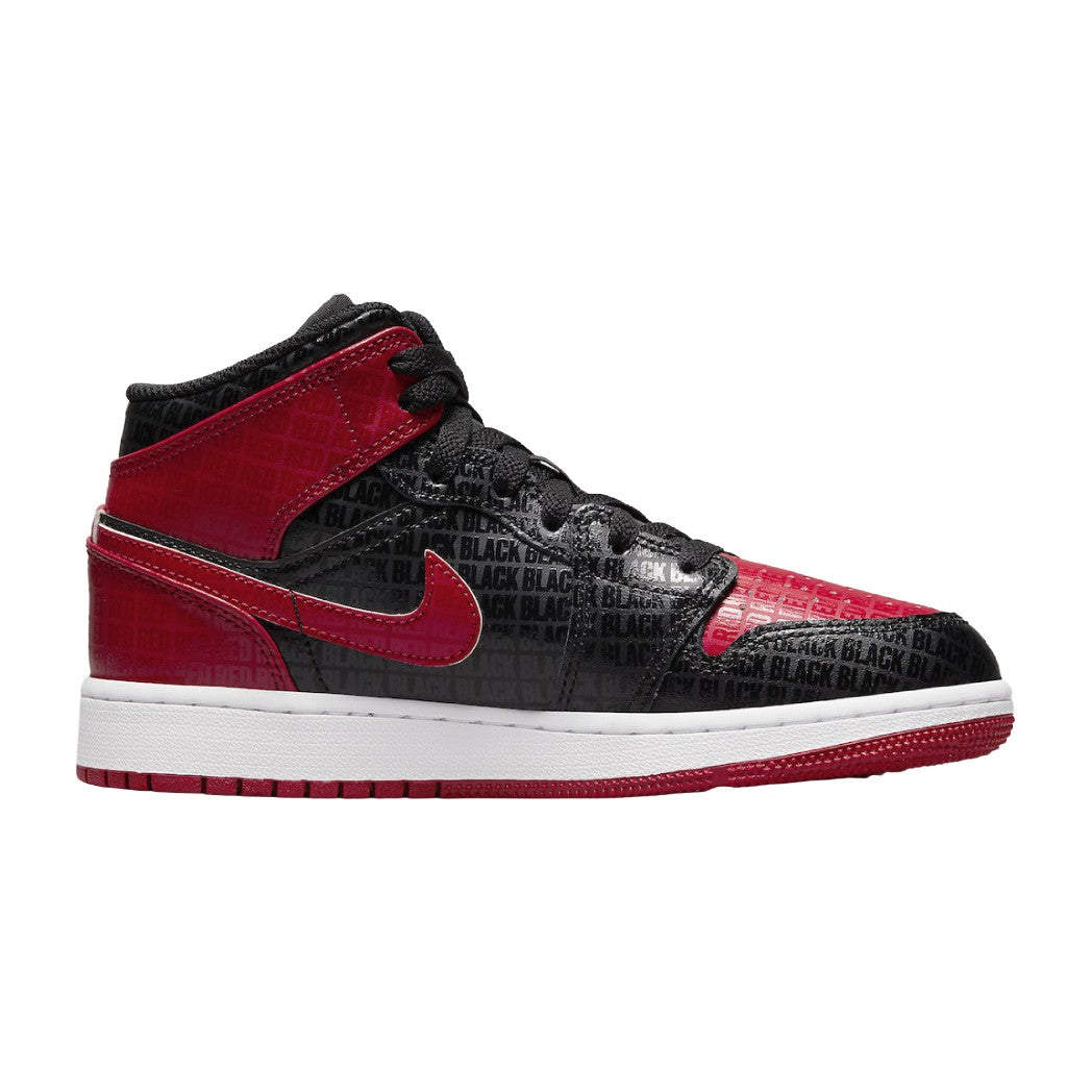 Nike Air Jordan 1 Mid Bred Text (GS)